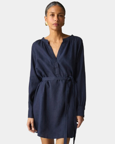 제이크루 카바나 리넨 미니드레스