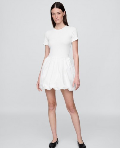 갭 모던 믹스미디어 버블 미니원피스